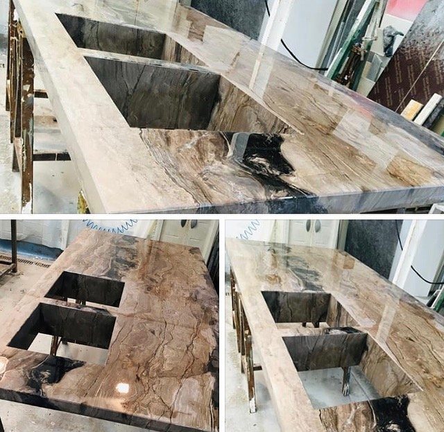 Granito fregaderos misma piedra